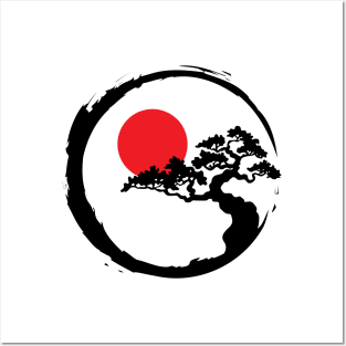 Enso Bonsai Tree Posters and Art